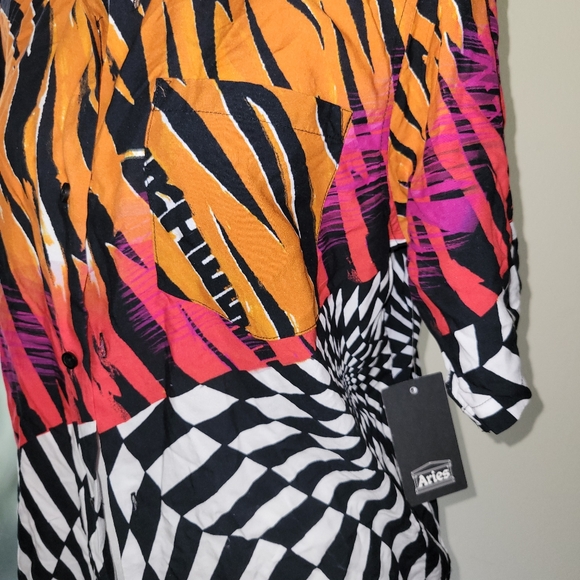 Vans Vault x Aries Distorted Pattern button shirt - Picture 5 of 10